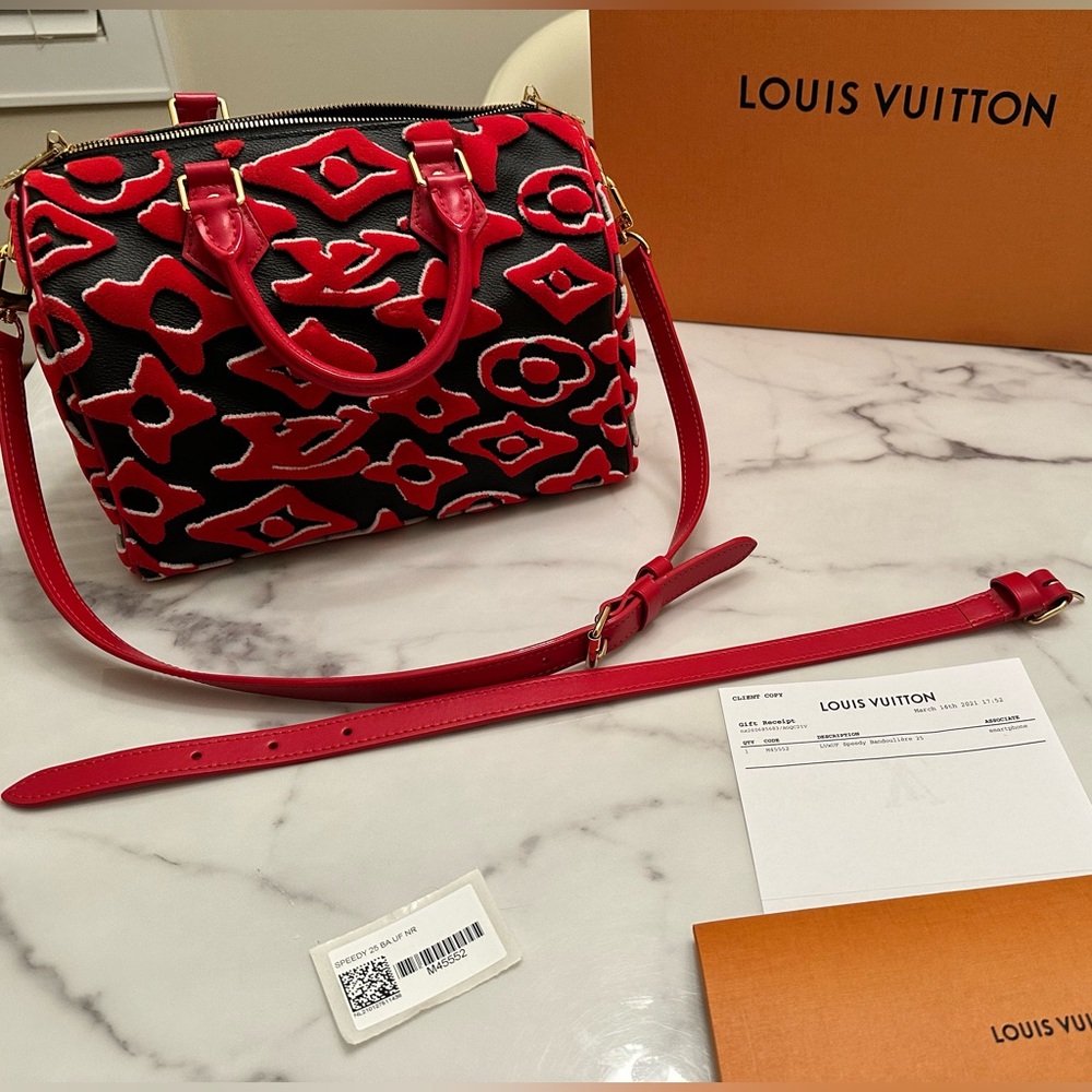 Louis Vuitton X Urs Fischer Speedy 25 Ba. Uf
